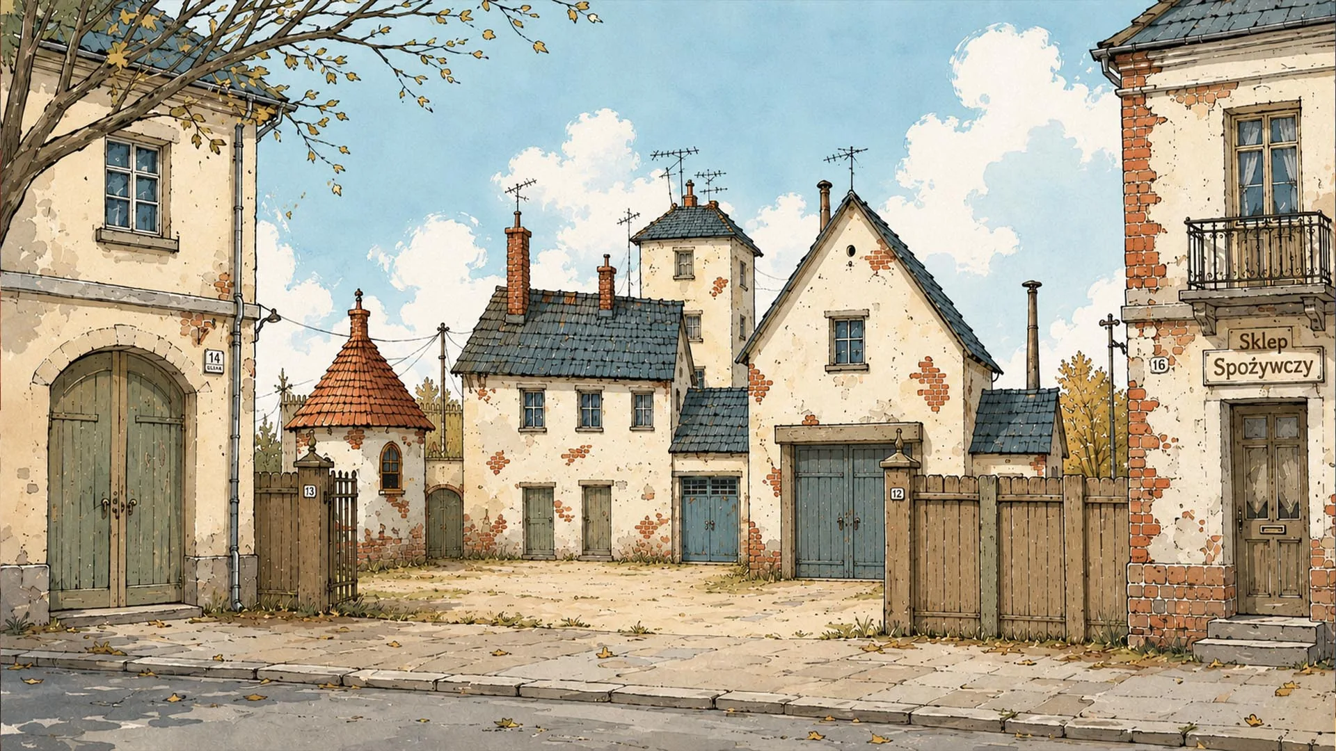 A town between histories